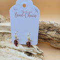 Enamel Purple Leaves