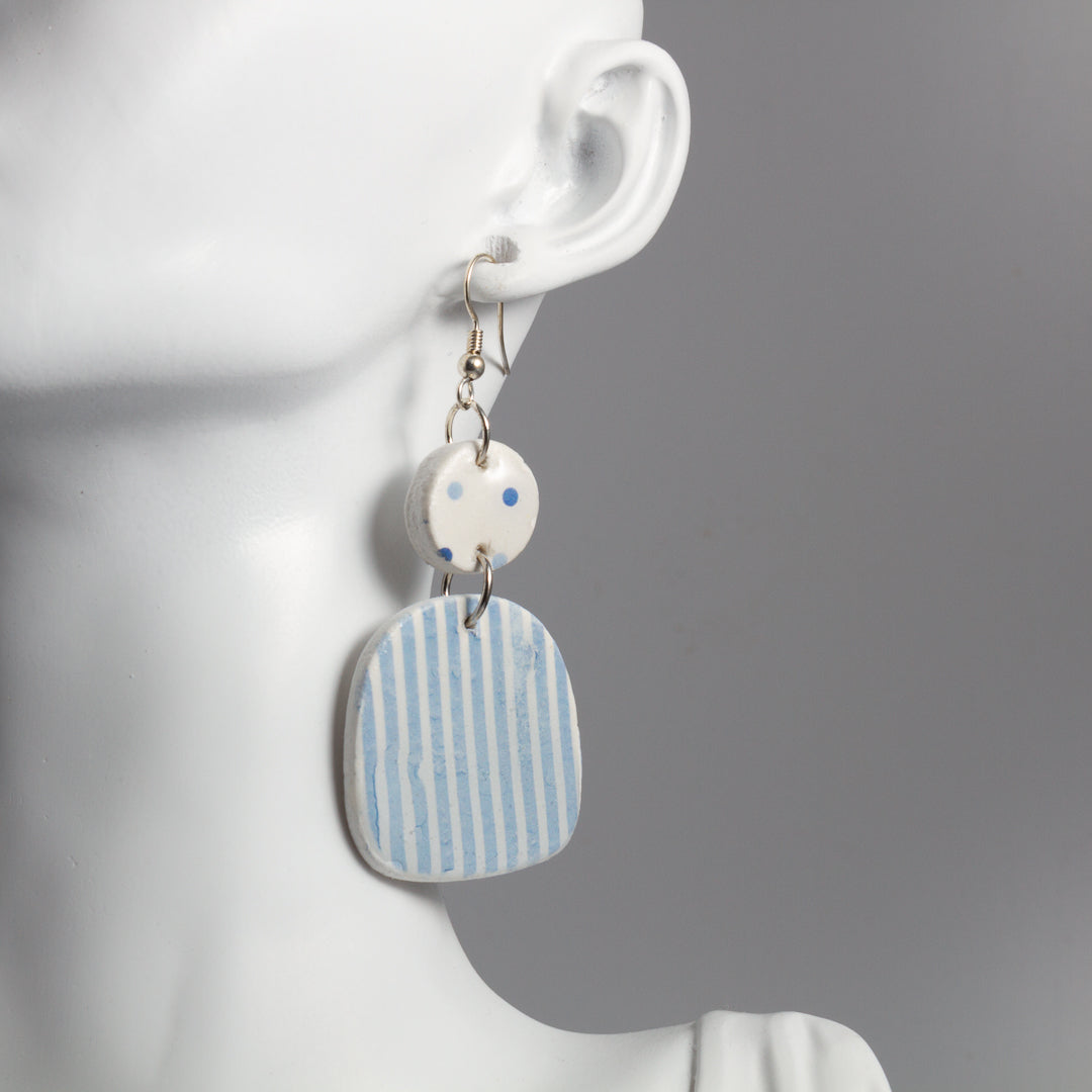 Dots and Stripes in Blue