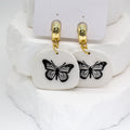 Ink Stamped Butterfllies
