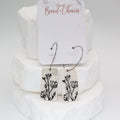 Ink Stamped Wildflowers